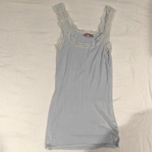Pale blue Calypso tank top.